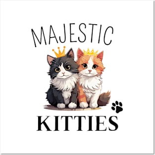 Majestic Kitties Posters and Art